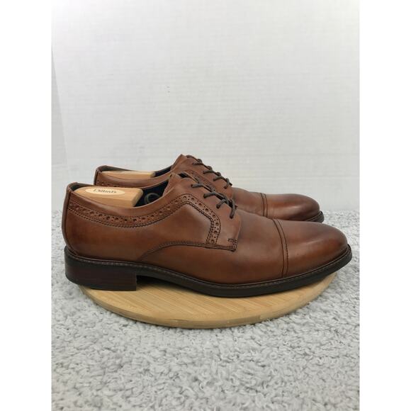 Cole Haan Men 11M Buckland Grand Os Brown Cap Toe Brogue Oxford Daily Dress Shoe main image 8